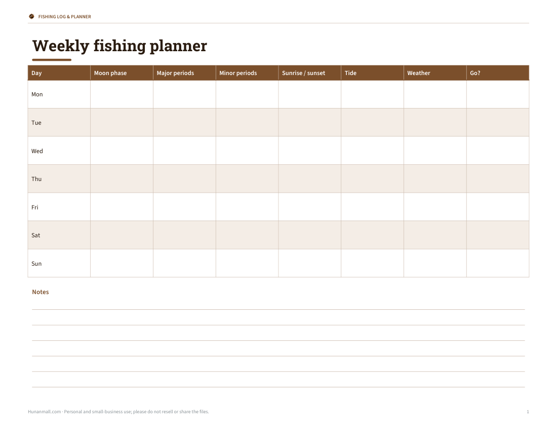 Preview of the first page of Planning sheet (PDF)